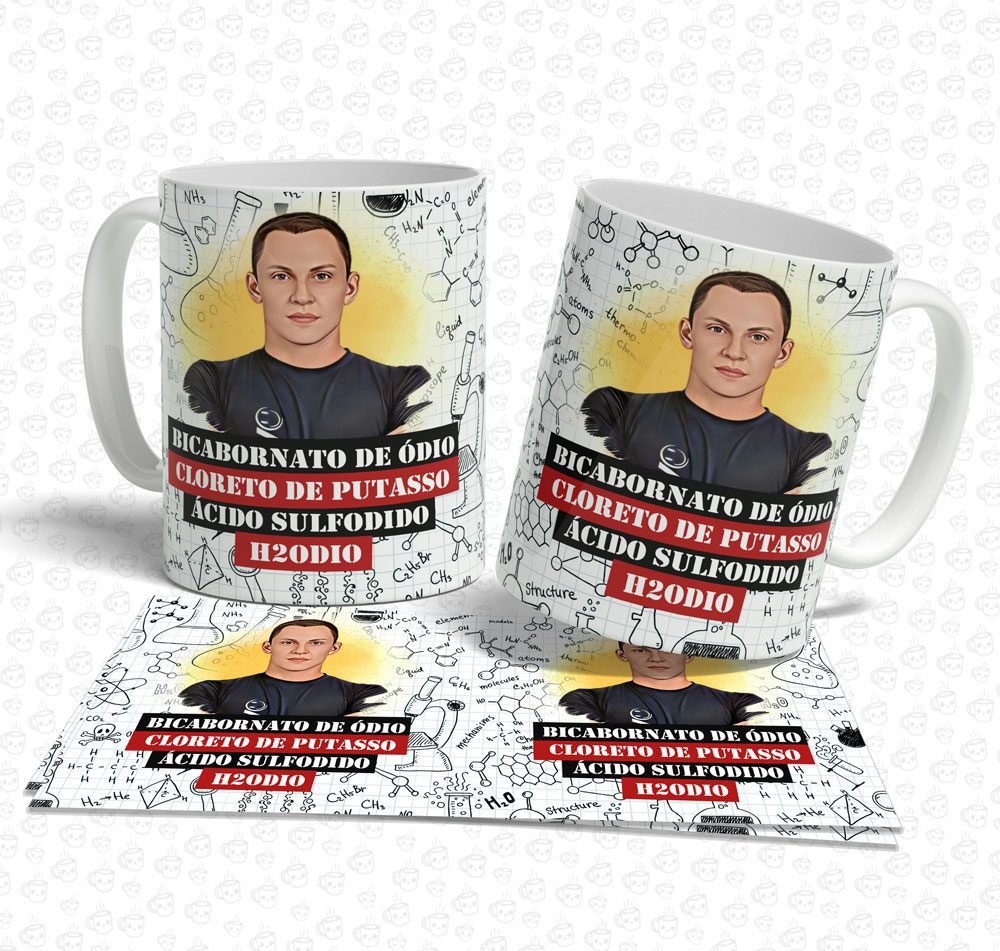 Caneca Caricatura Bicarbonato de Ódio
