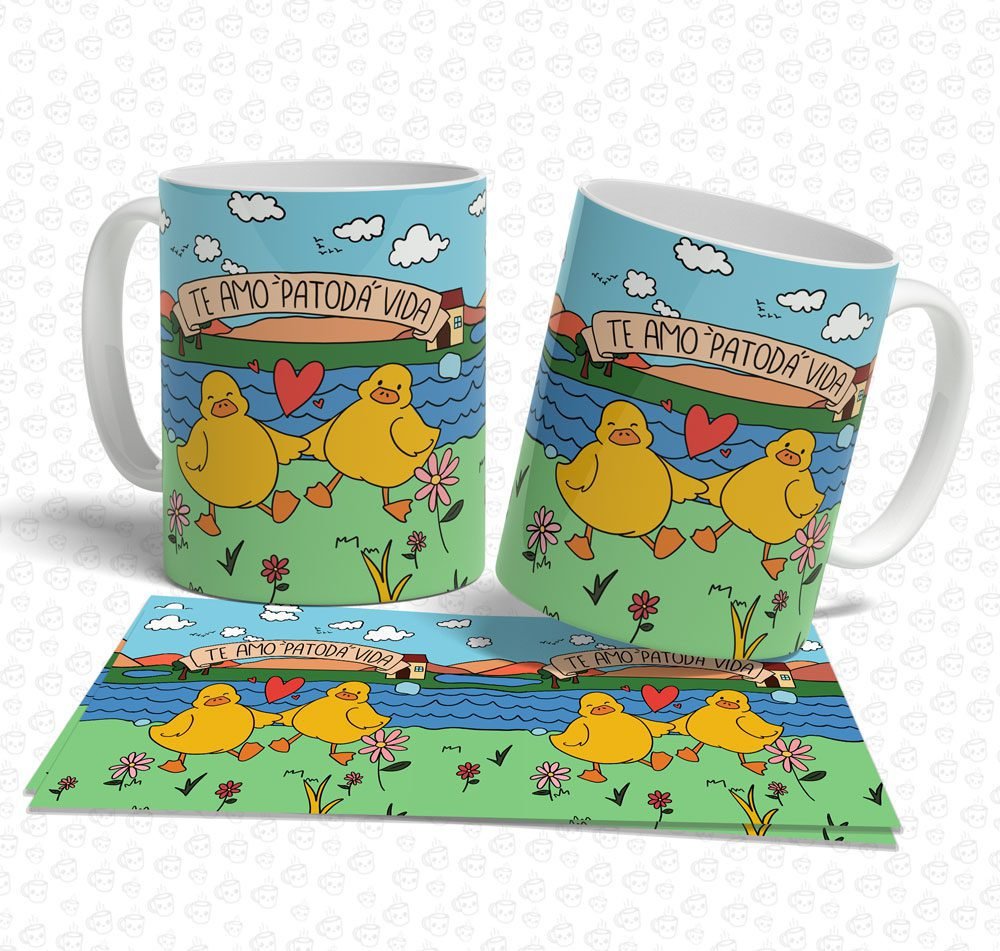 Caneca Te Amo Patoda Vida