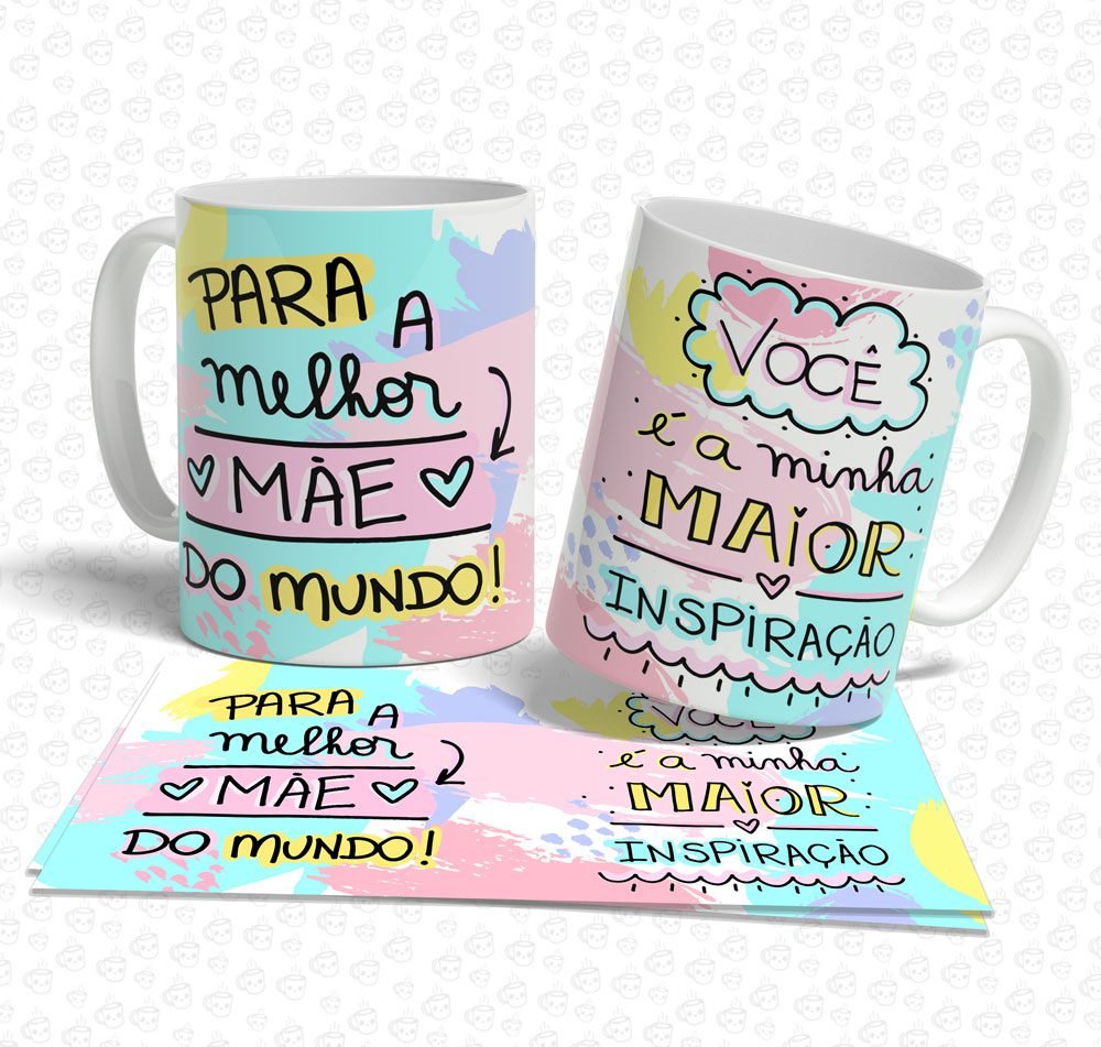 Caneca Para a Melhor Mãe do Mundo