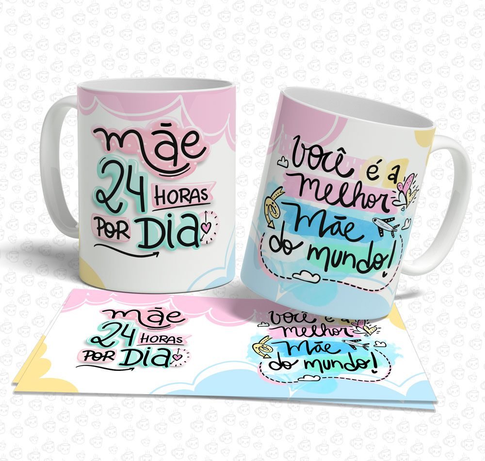 Caneca Mãe 24 Horas por Dia