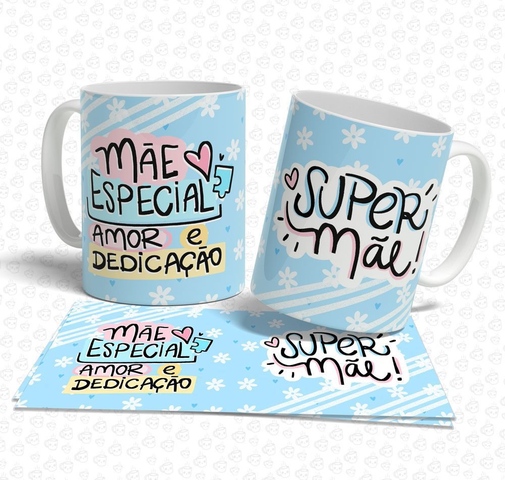Caneca Super Mãe!