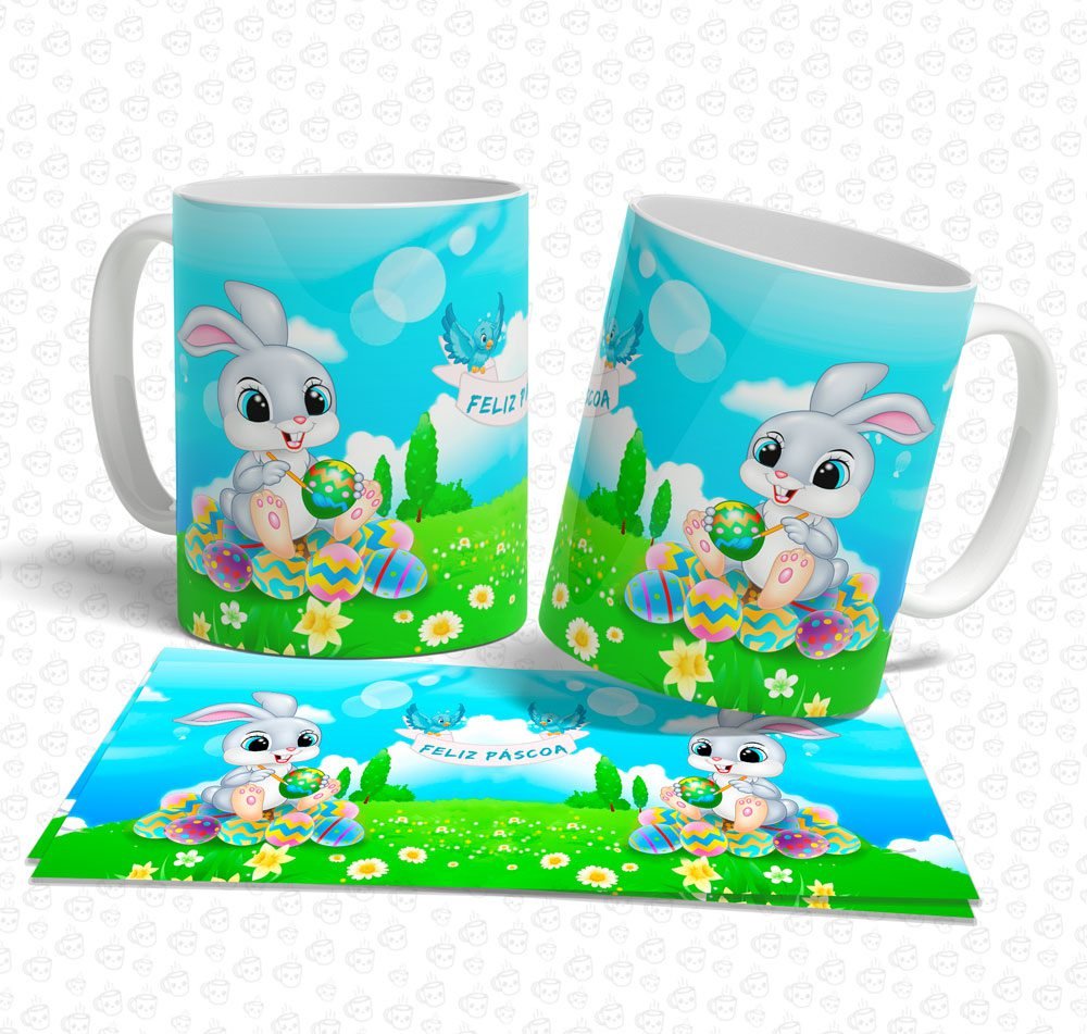 Caneca Coelhinho da Páscoa