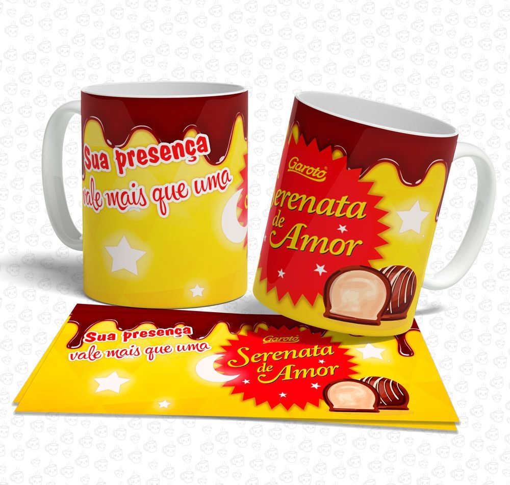 Caneca Sua Presença Vale mais que uma....
