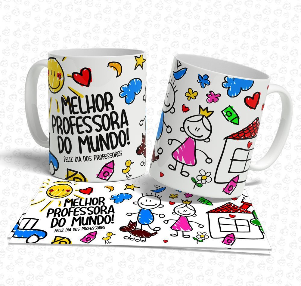 Caneca Melhor Professora do Mundo