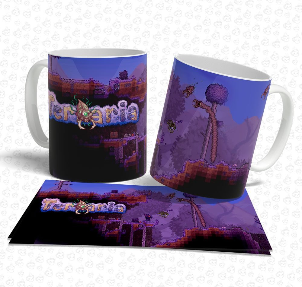 Caneca Terraria Corrupção
