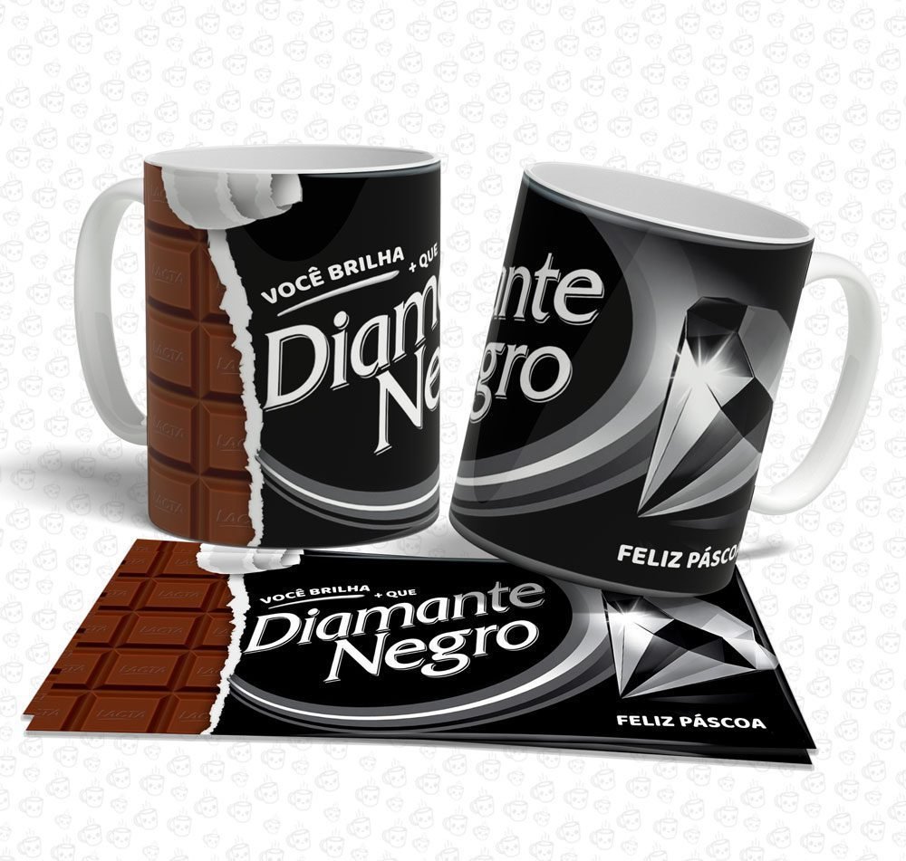 Caneca Você Brilha Mais que Diamante Negro