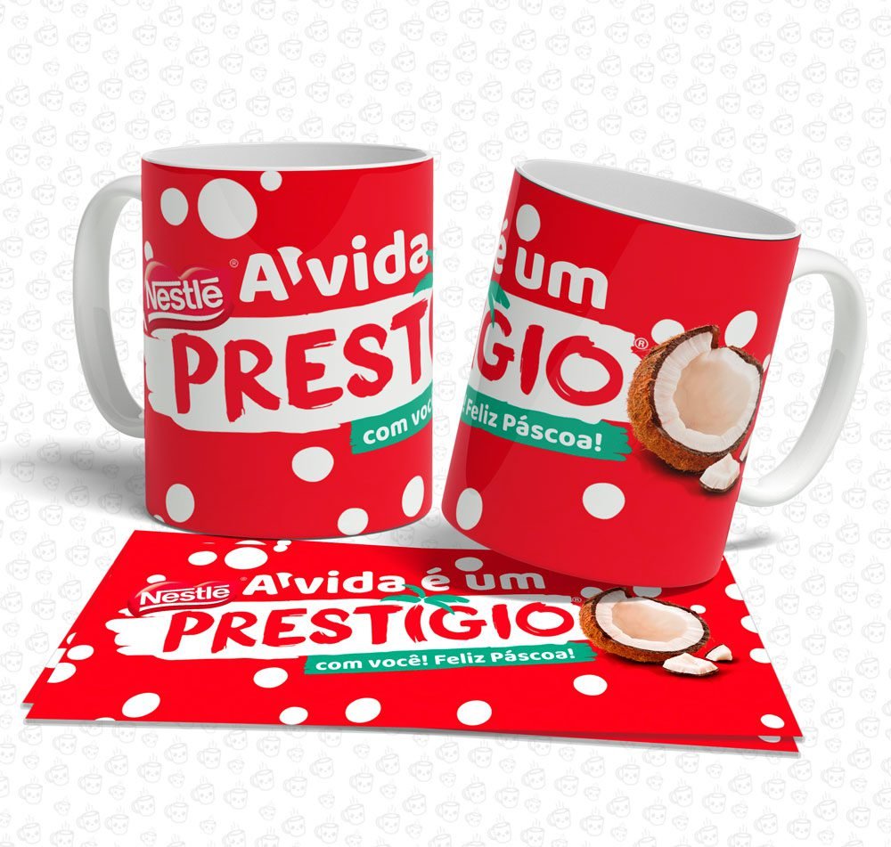 Caneca A Vida é um Prestígio