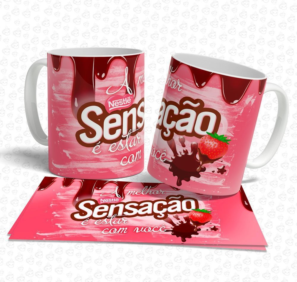 Caneca A Melhor Sensação é Estar com Você