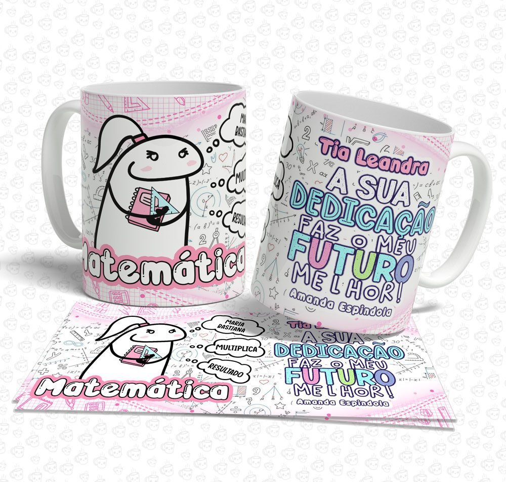 Caneca Flork A Sua Dedicação Faz... Matemática