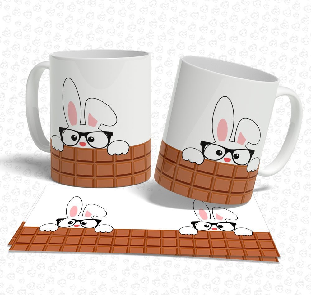 Caneca Coelhinho de Chocolate
