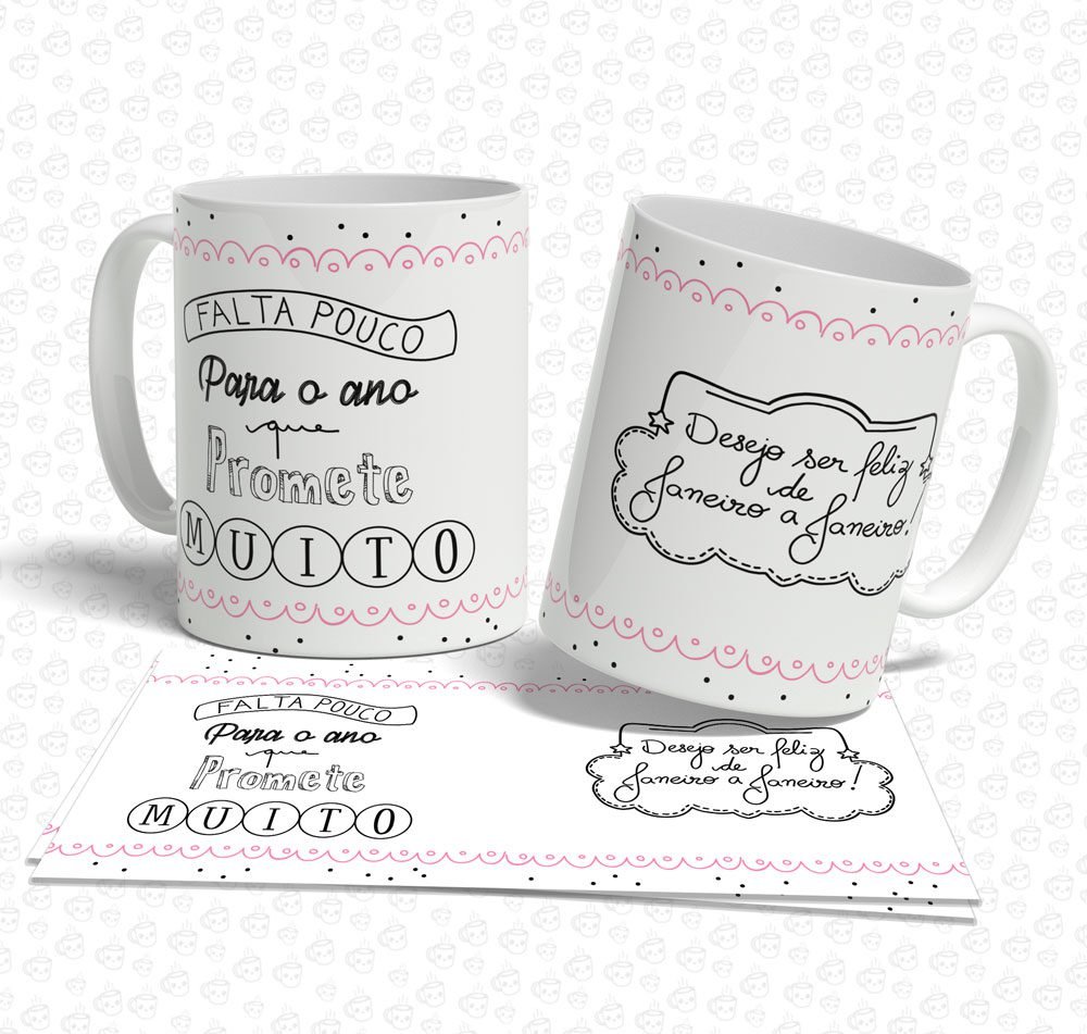 Caneca Falta Pouco para o Ano que Promete Muito