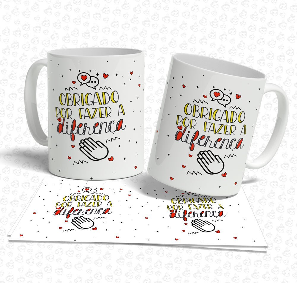 Caneca Obrigado por Fazer a Diferença
