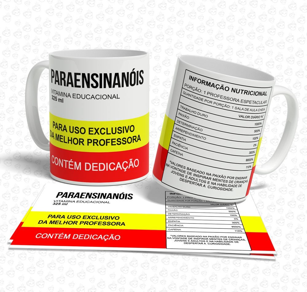 Caneca Paraensinanóis Professora