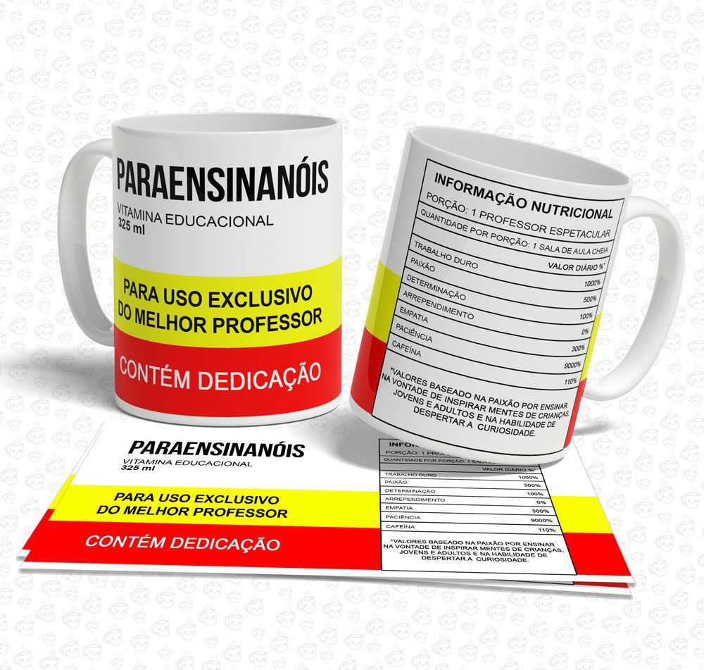 Caneca Paraensinanóis Professor