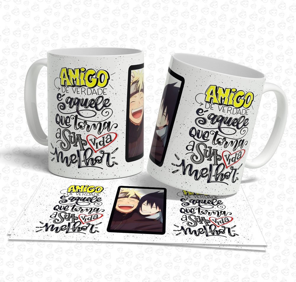 Caneca Amigo é Aquele que Torna a sua Vida Melhor