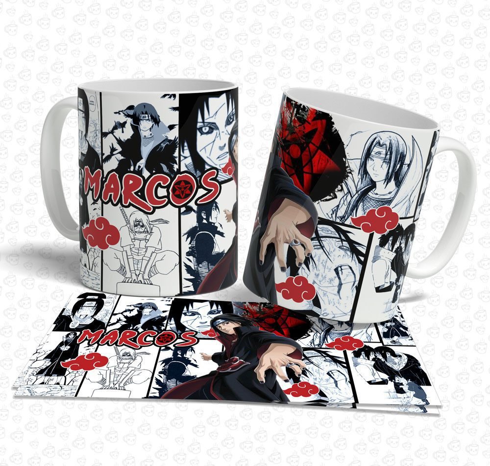 Caneca Akatsuki com Nome