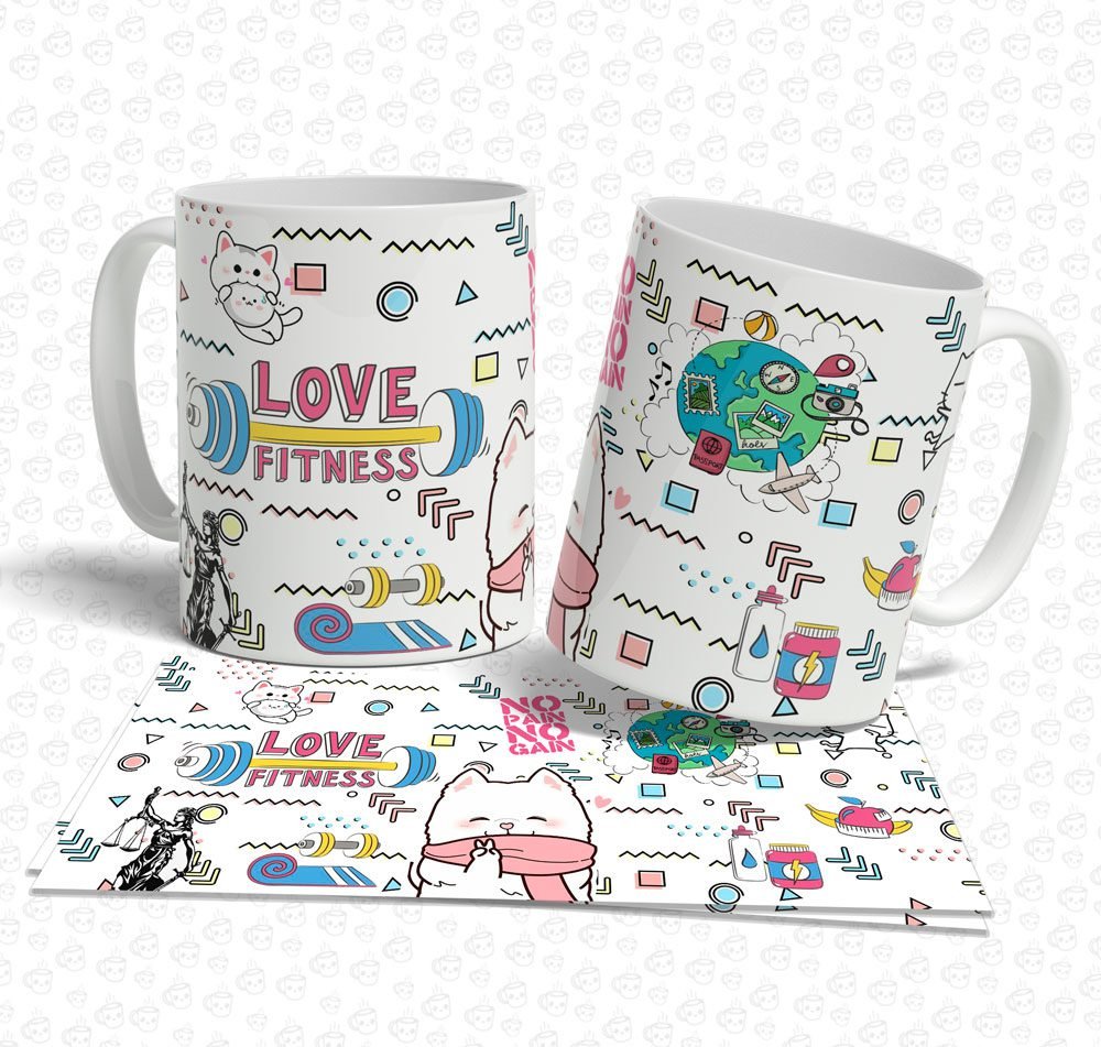 Caneca Love Fitness