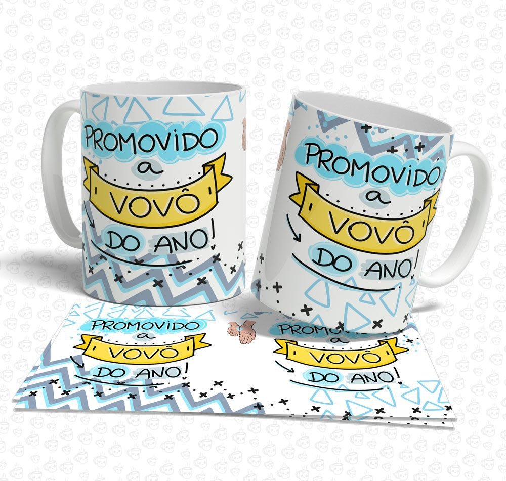 Caneca Promovido a Vovô do Ano