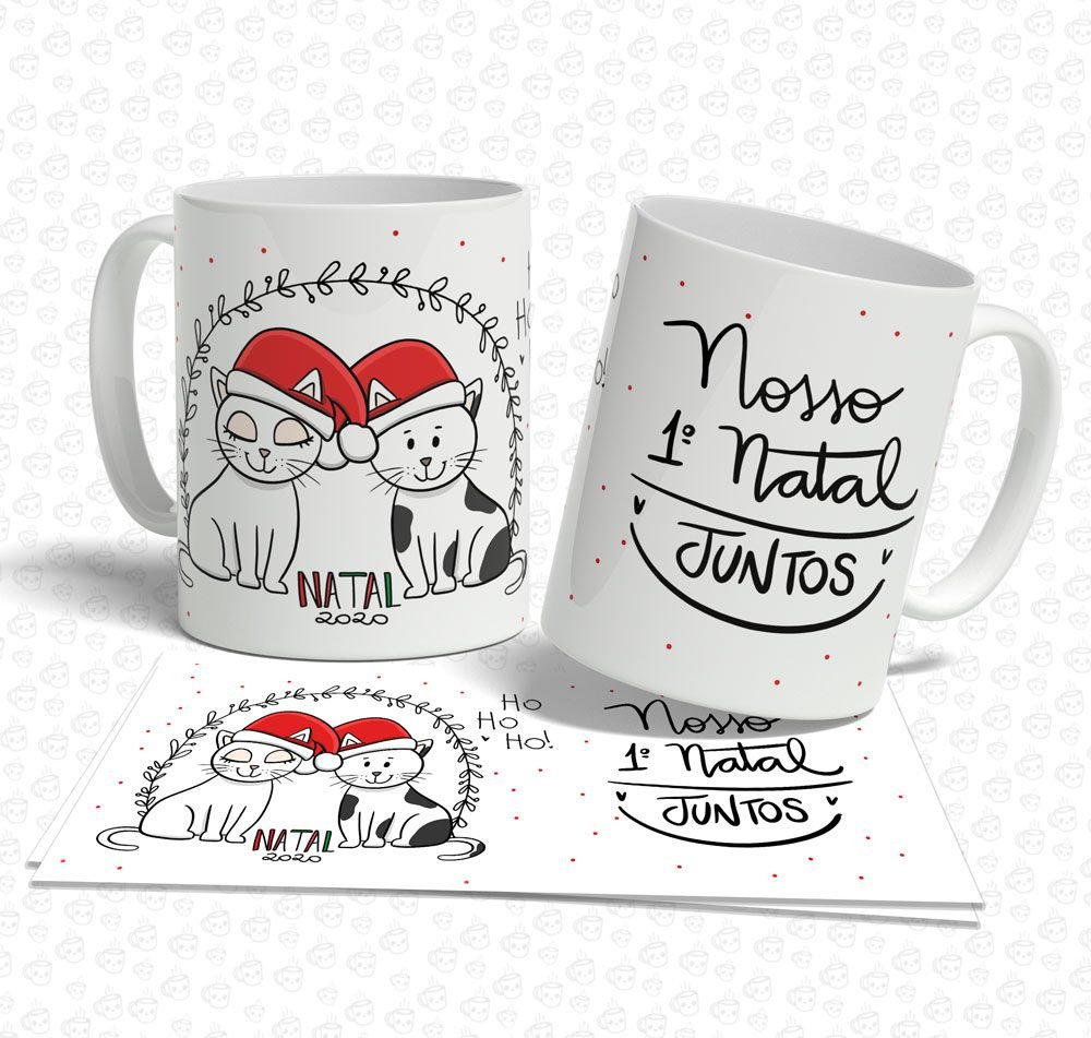 Caneca Nosso 1º Natal Juntos