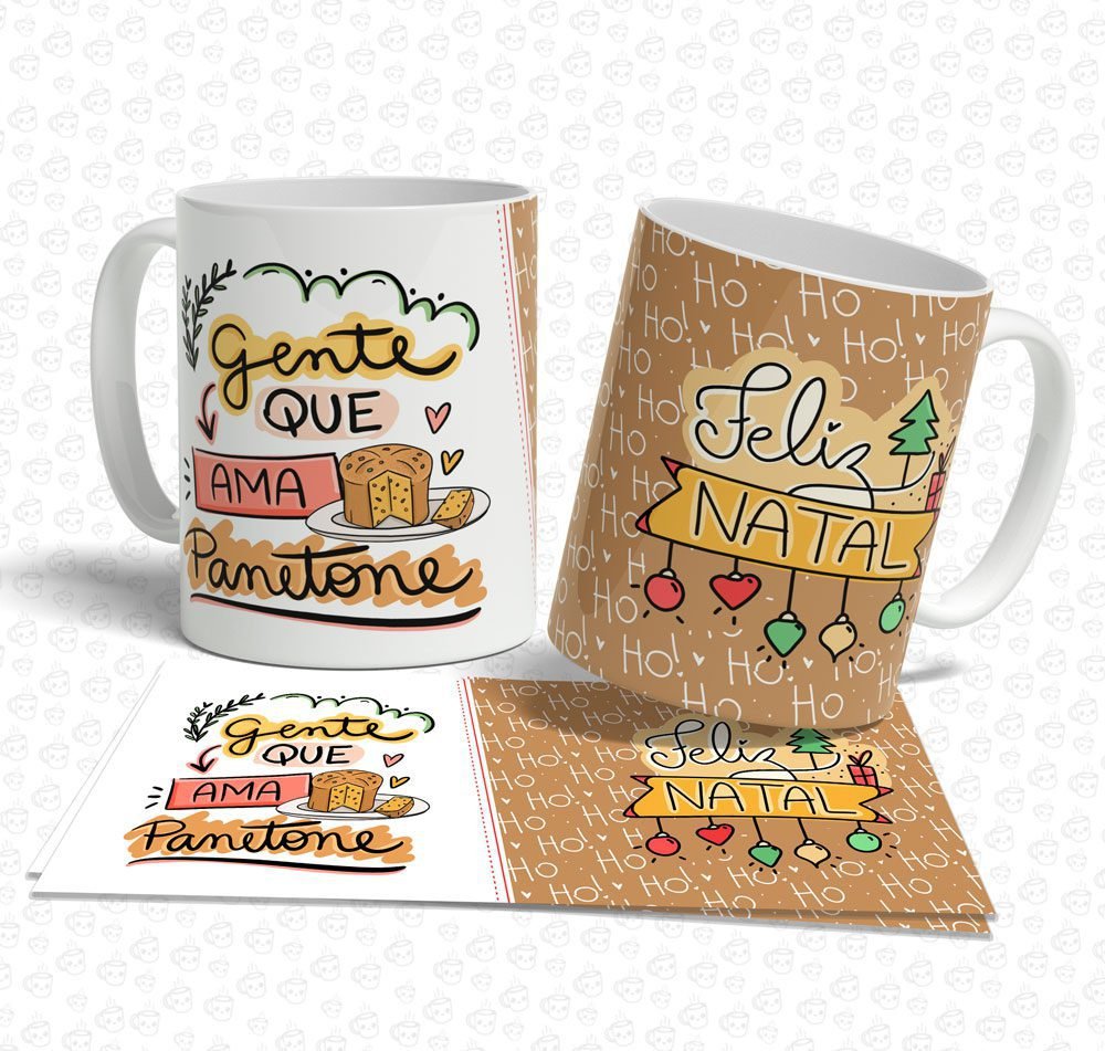 Caneca Gente que Ama Panetone