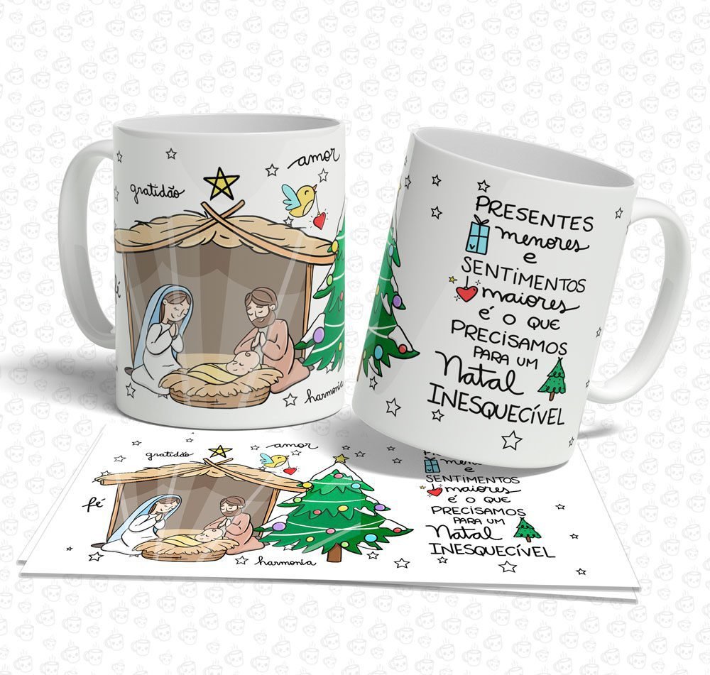 Caneca Presentes Menores e Sentimentos Maiores...