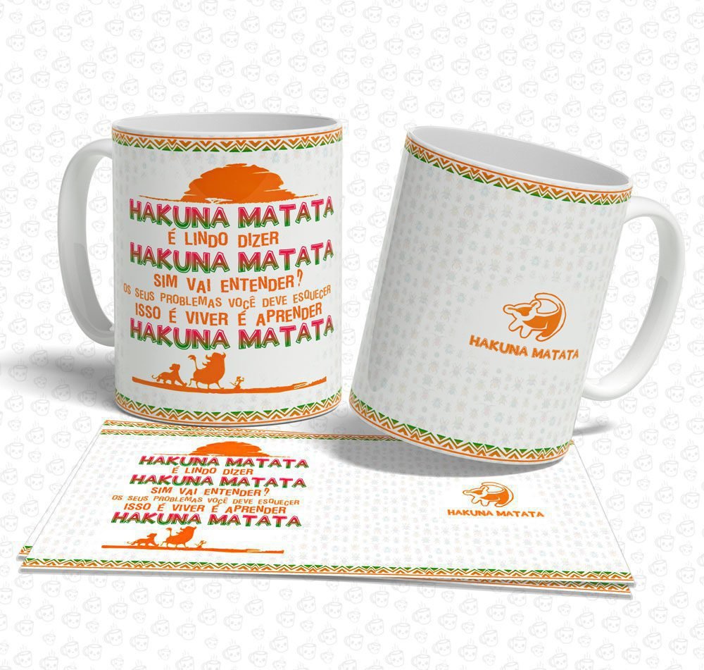 Caneca Hakuna Matata