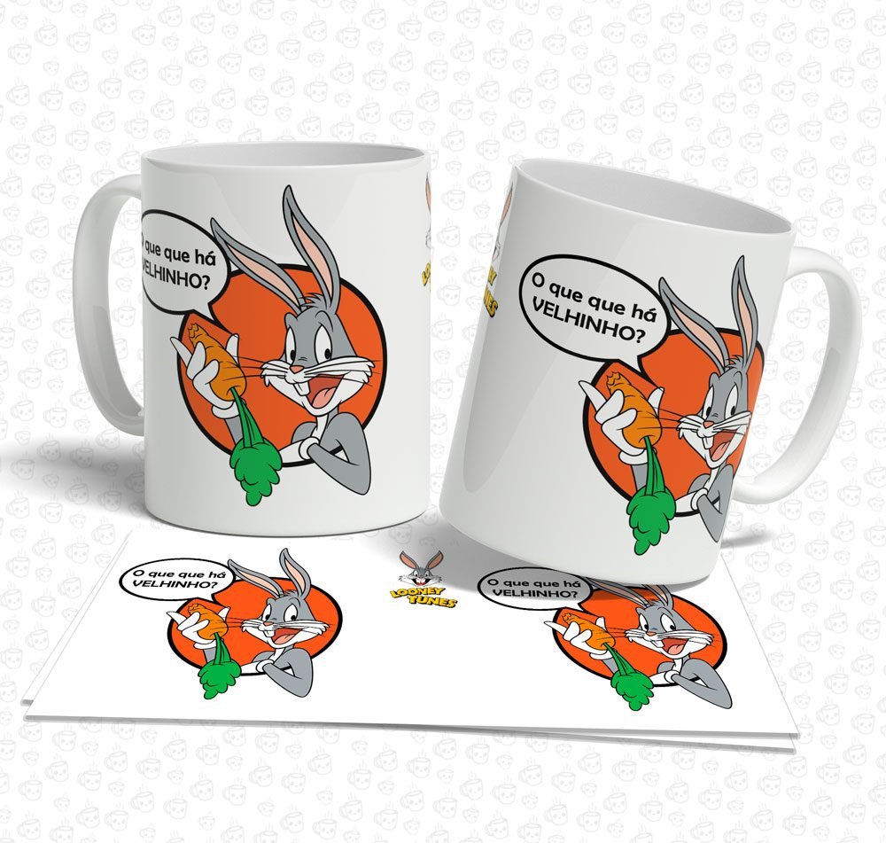 Caneca Looney Tunes Pernalonga