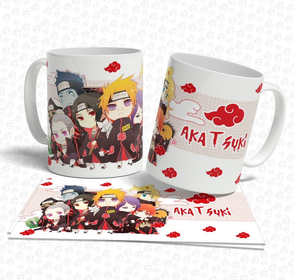 Caneca Akatsuki com Nome