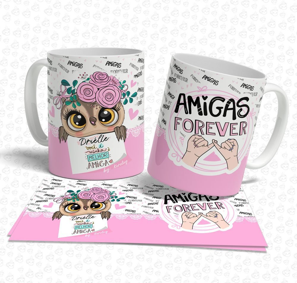 Caneca Amigas Forever