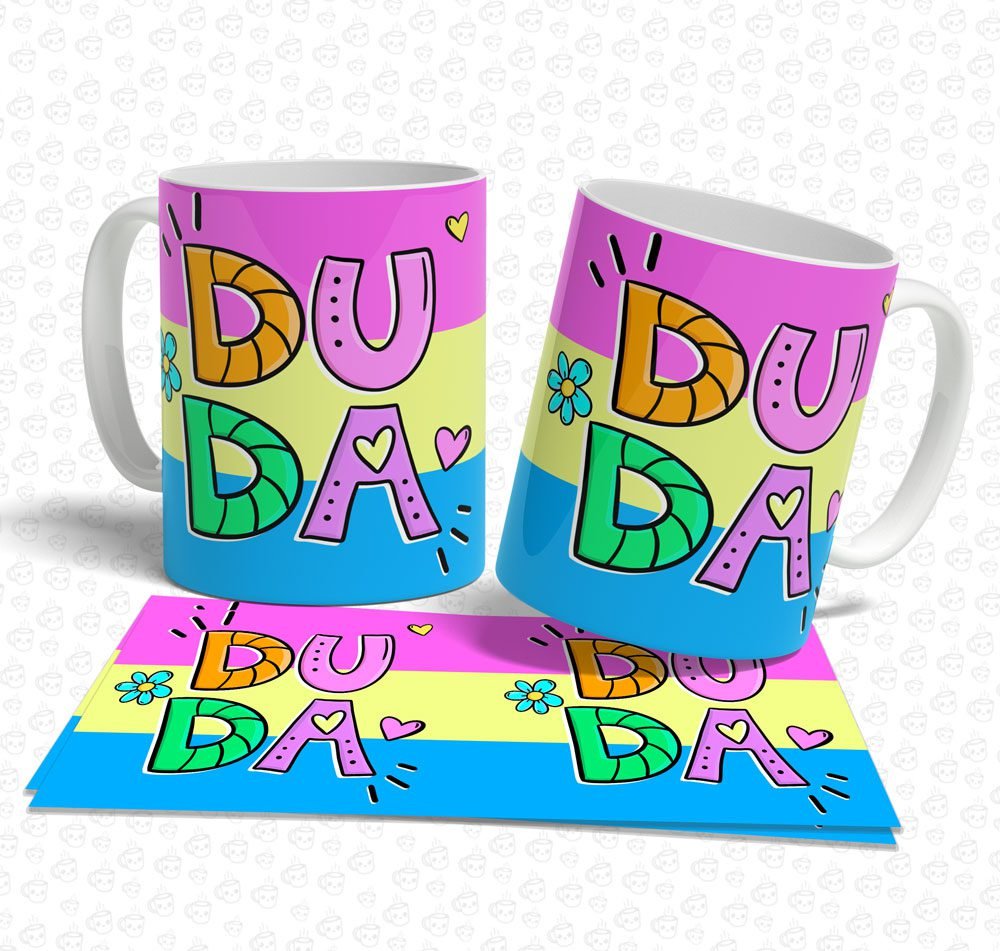 Caneca Nome Colorido