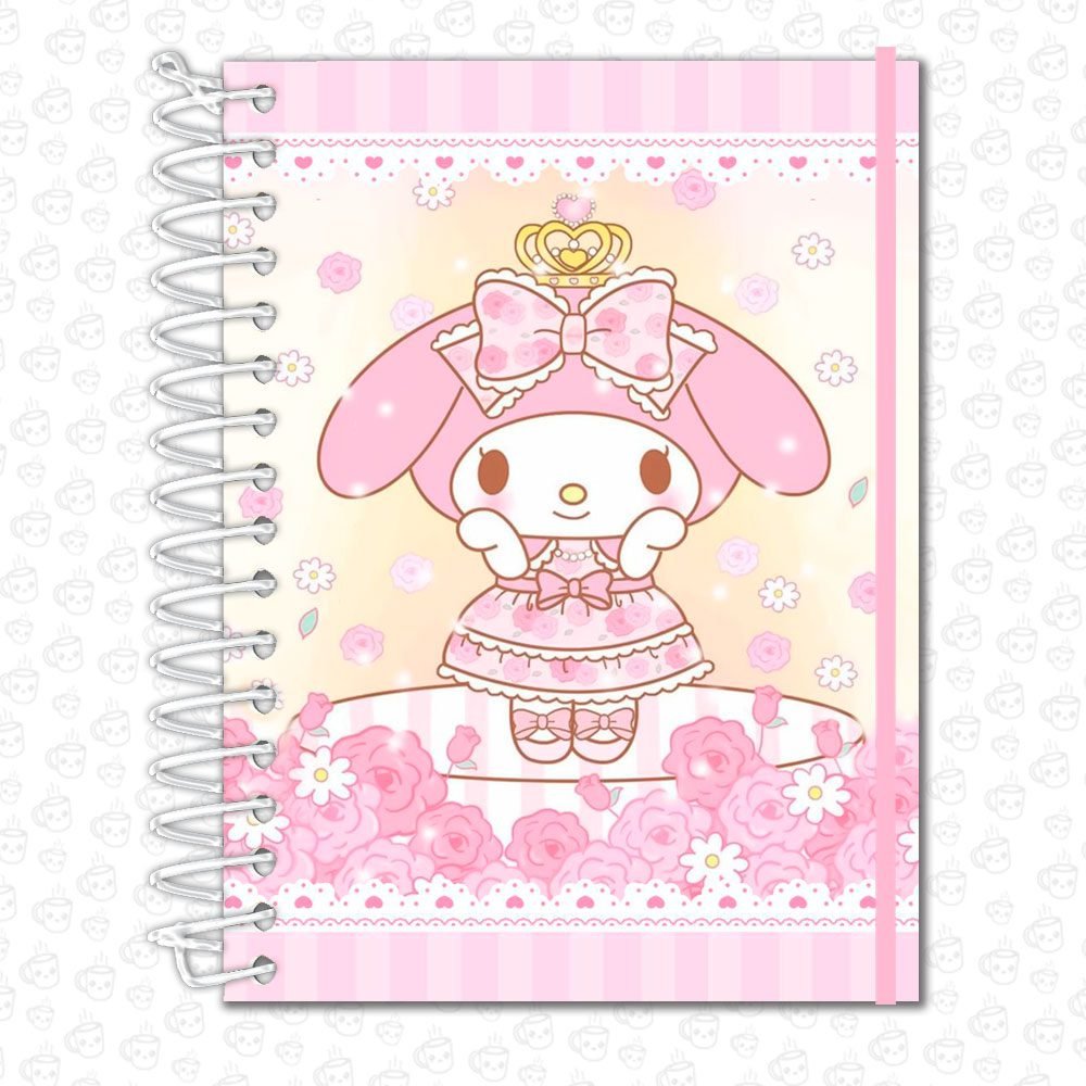 Caderno Espiral Hello Kitty My Melody