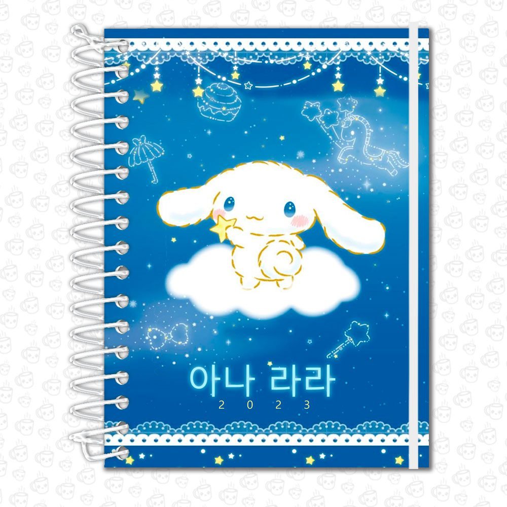 Caderno Espiral Hello Kitty Cinnamoroll