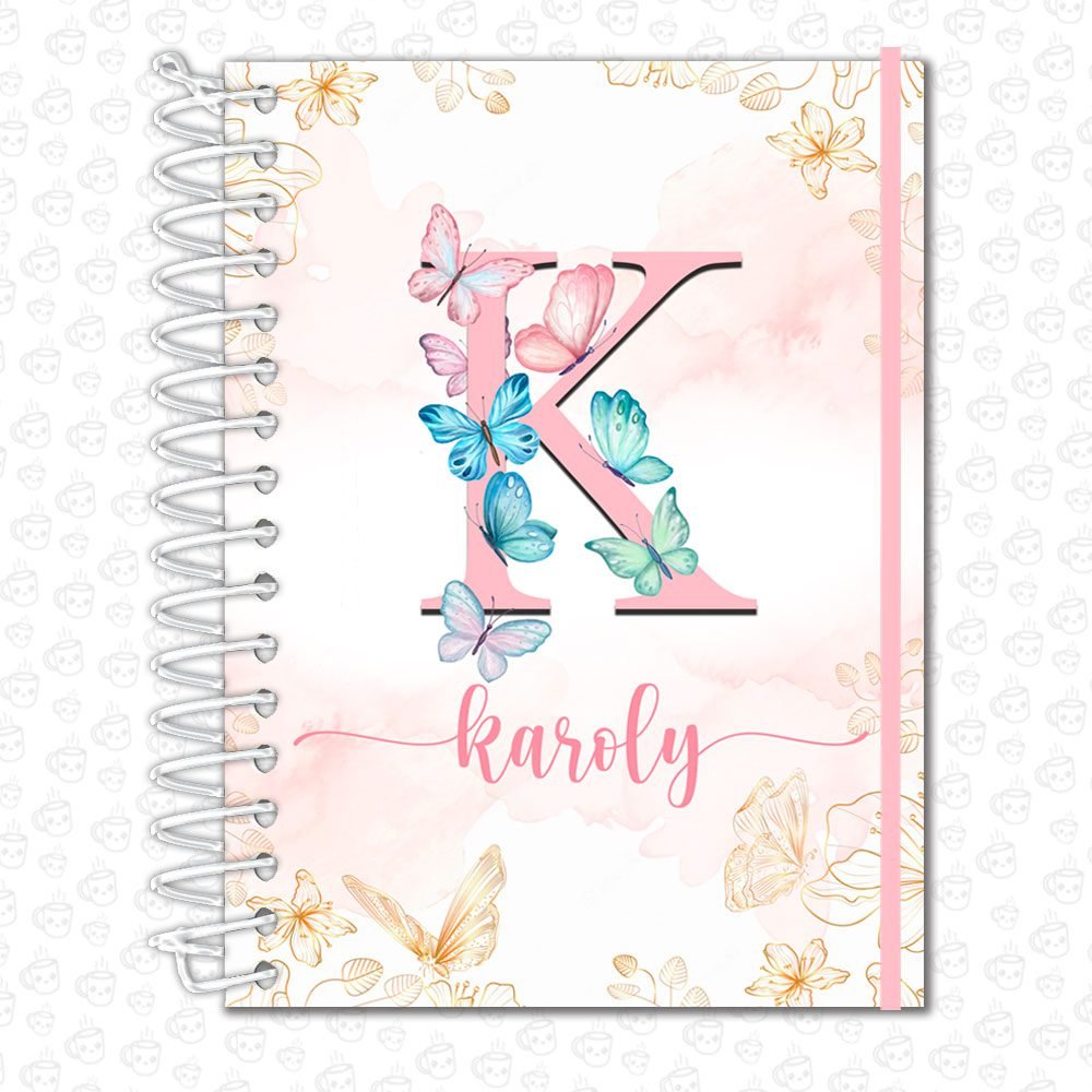 Caderno Espiral Borboletas