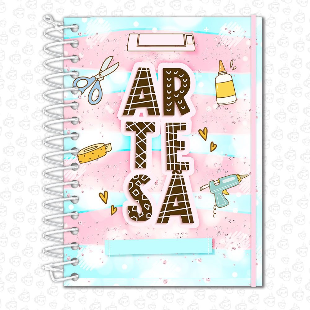 Caderno Espiral Profissões Artesã