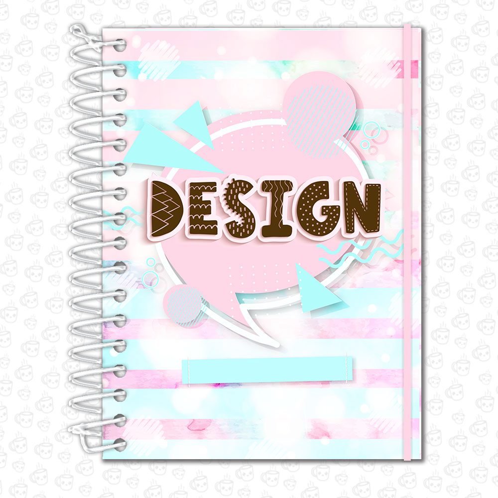 Caderno Espiral Profissões Design