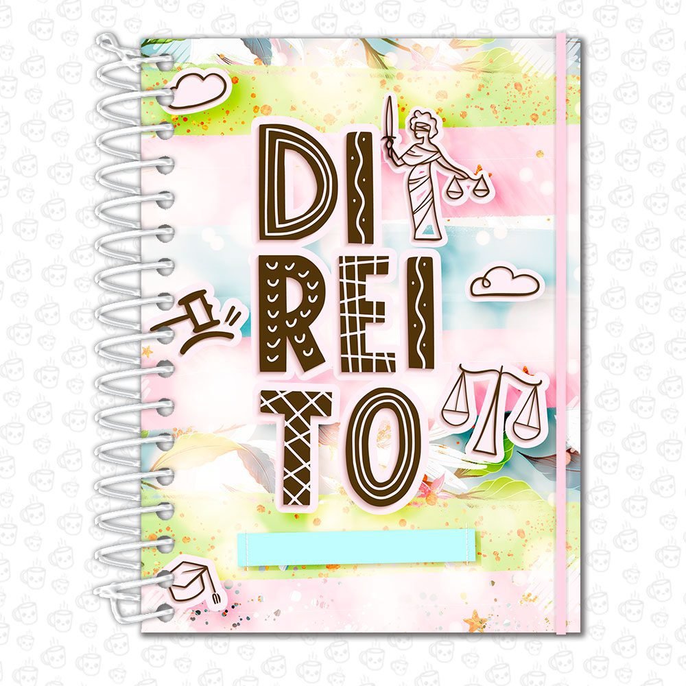 Caderno Espiral Profissões Direito