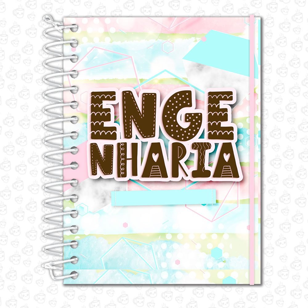 Caderno Espiral Profissões Engenharia