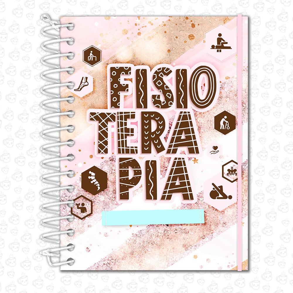 Caderno Espiral Profissões Fisioterapia
