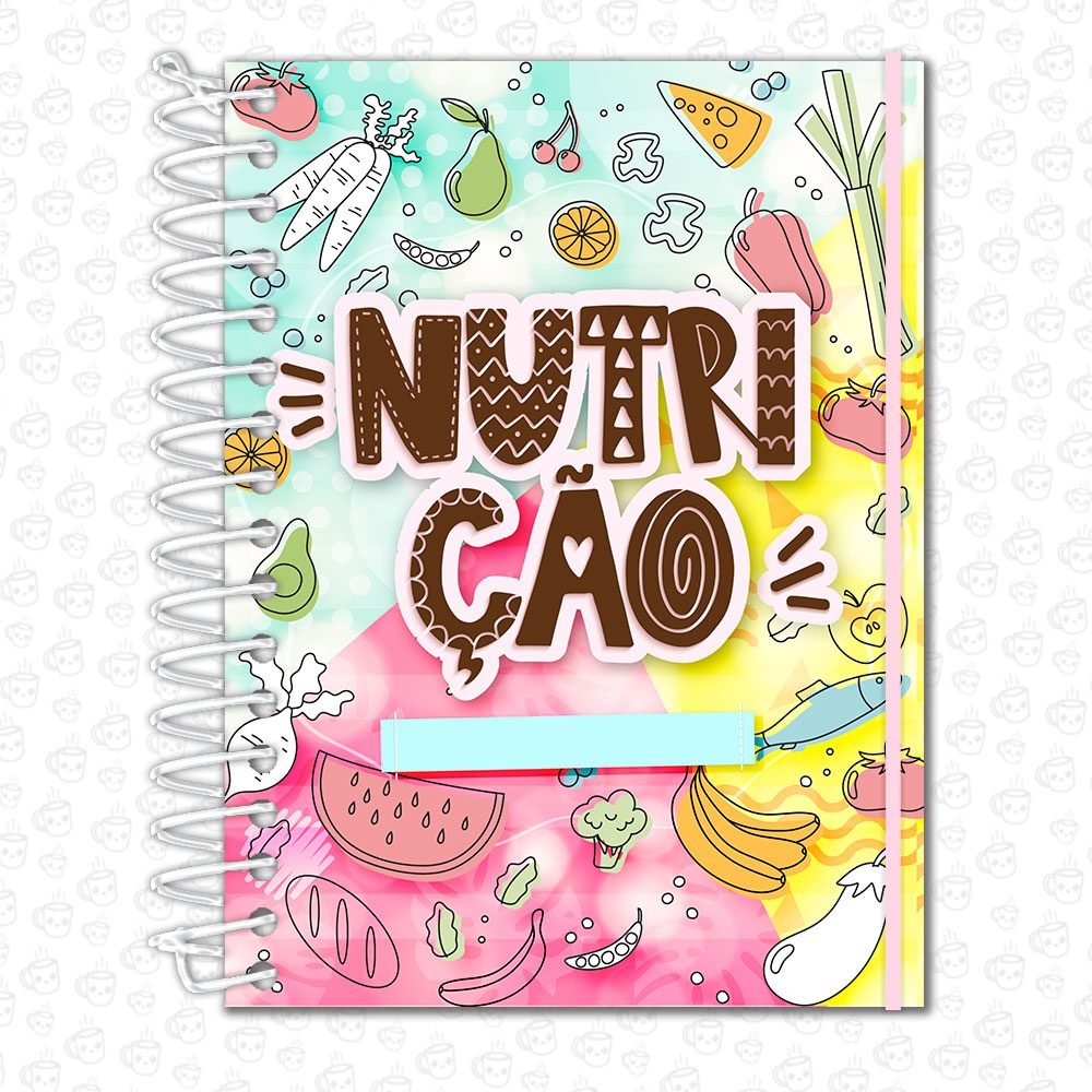 Caderno Espiral Profissões Nutrição