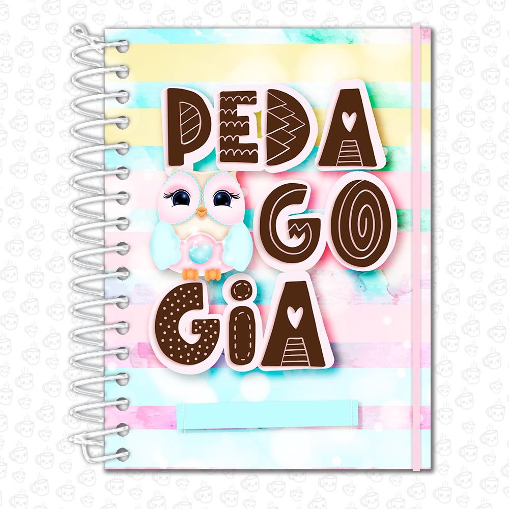 Caderno Espiral Profissões Pedagogia