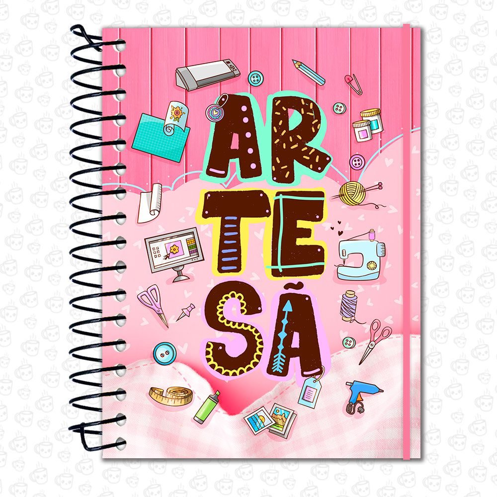 Caderno Espiral Profissões Artesã