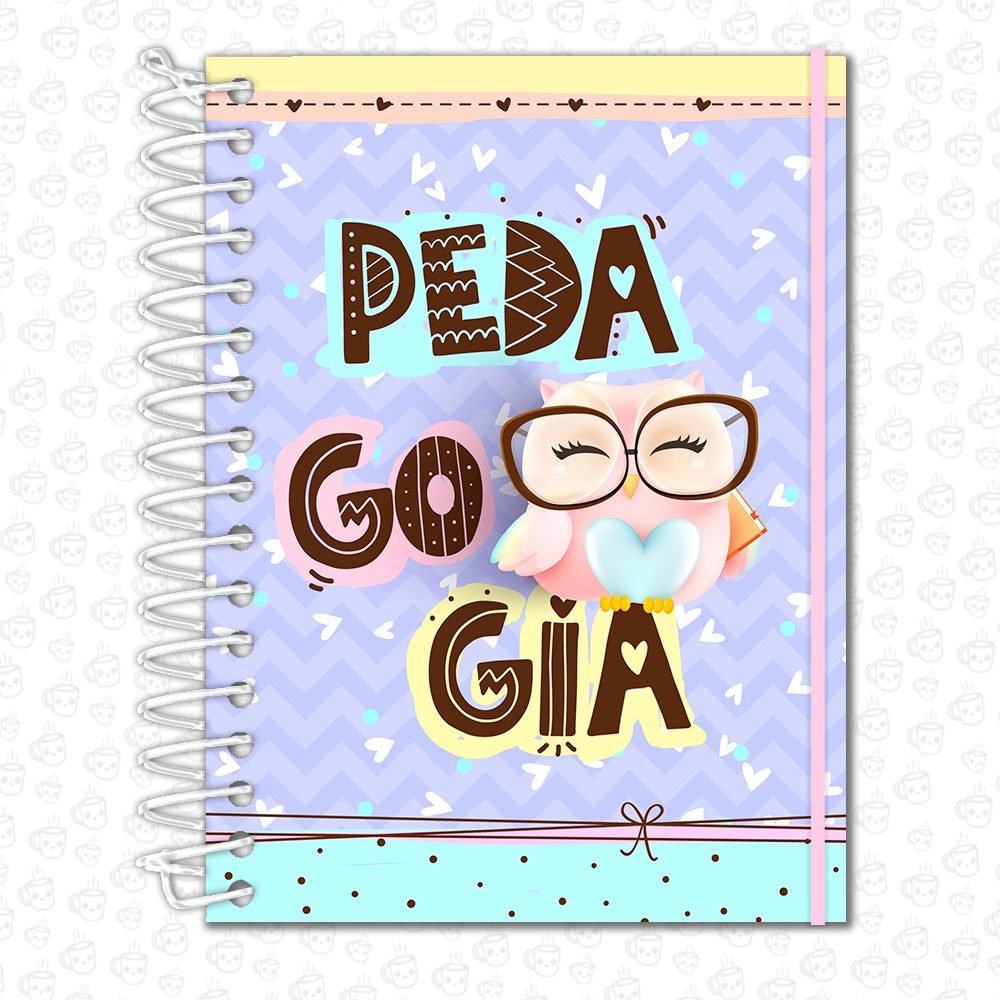 Caderno Espiral Profissões Pedagogia