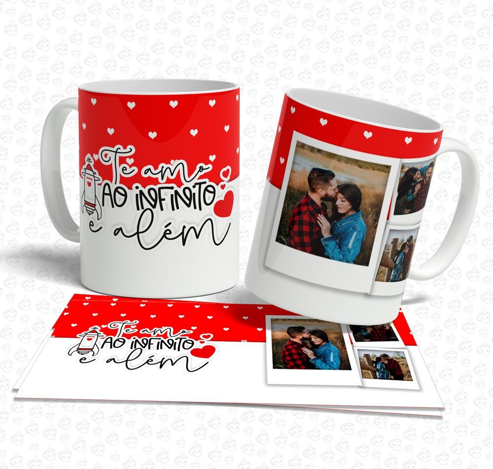 Caneca Te Amo ao Infinito e Além