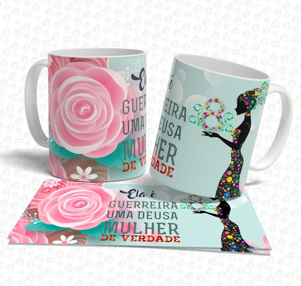 Caneca Ela é Guerreira...