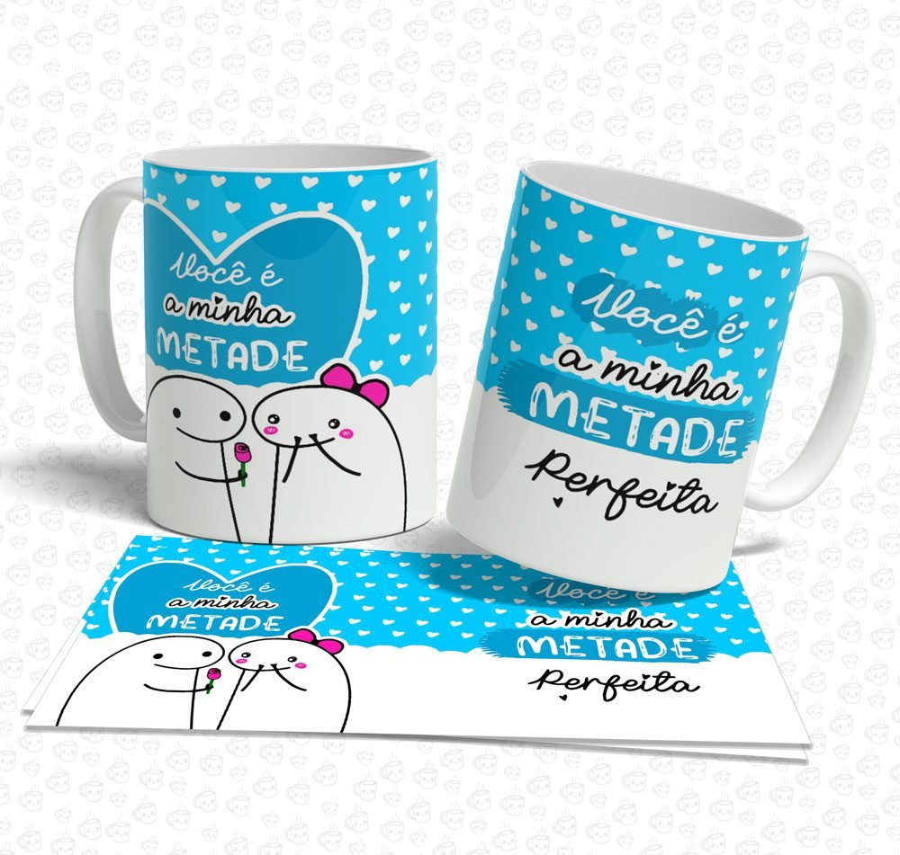 Caneca Flork Você é a minha Metade Perfeita