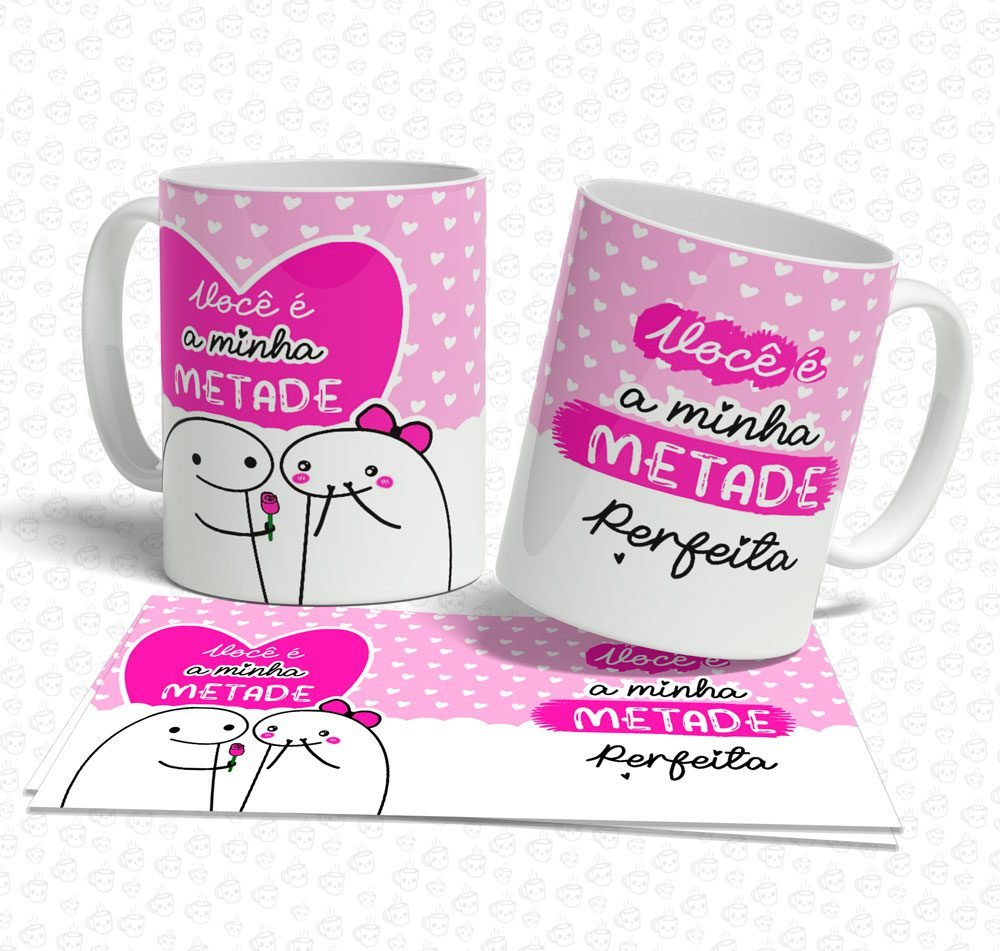 Caneca Flork Você é a minha Metade Perfeita