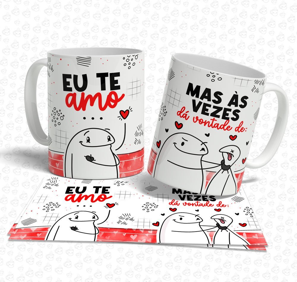 Caneca Flork Eu te Amo mas às vezes...