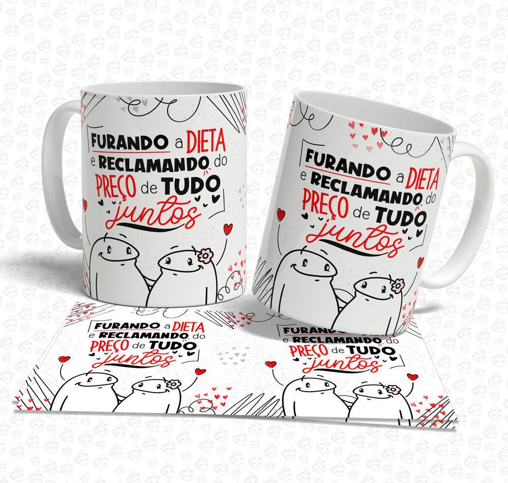 Caneca Flork Furando a Dieta e Reclamando ...
