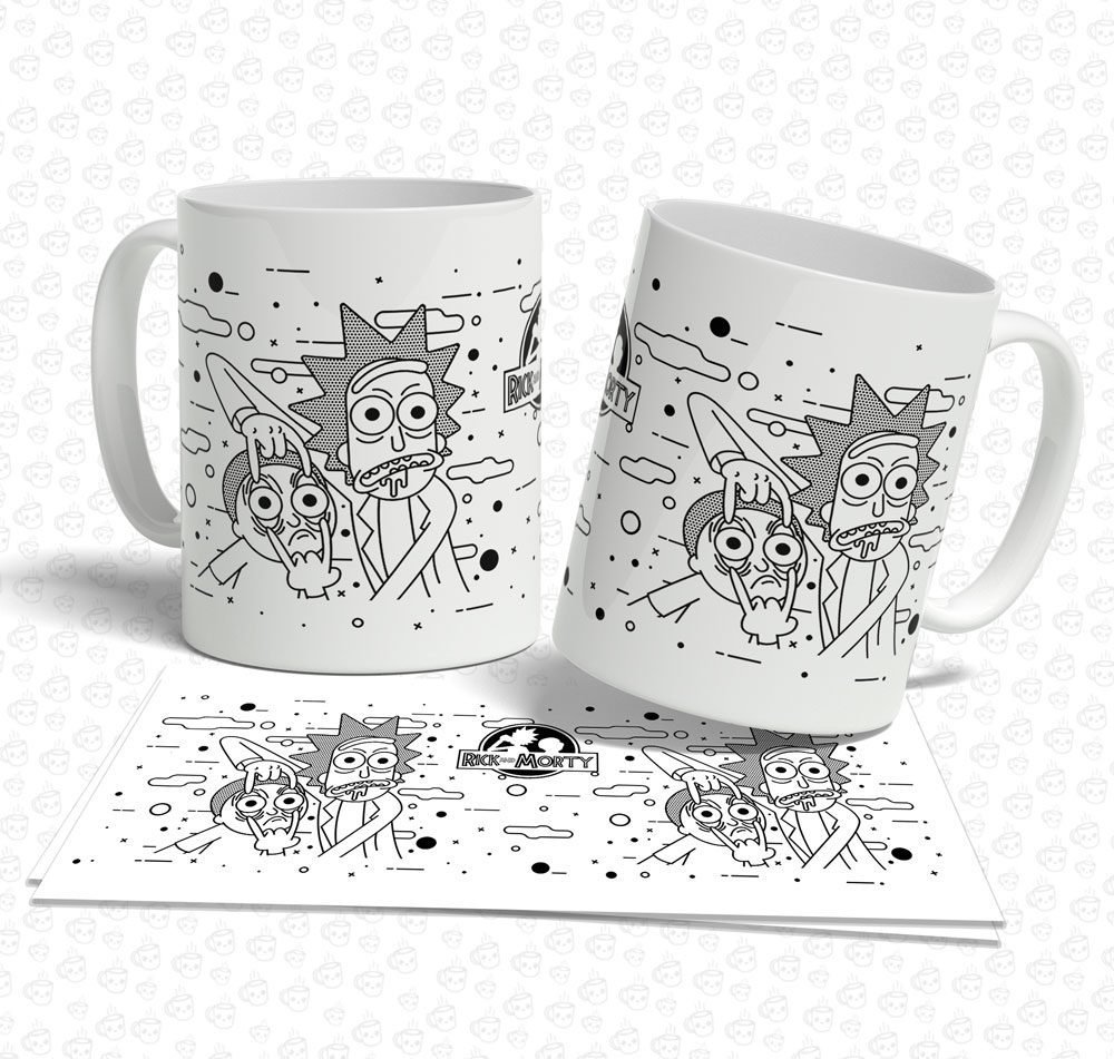 Caneca Rick and Morty