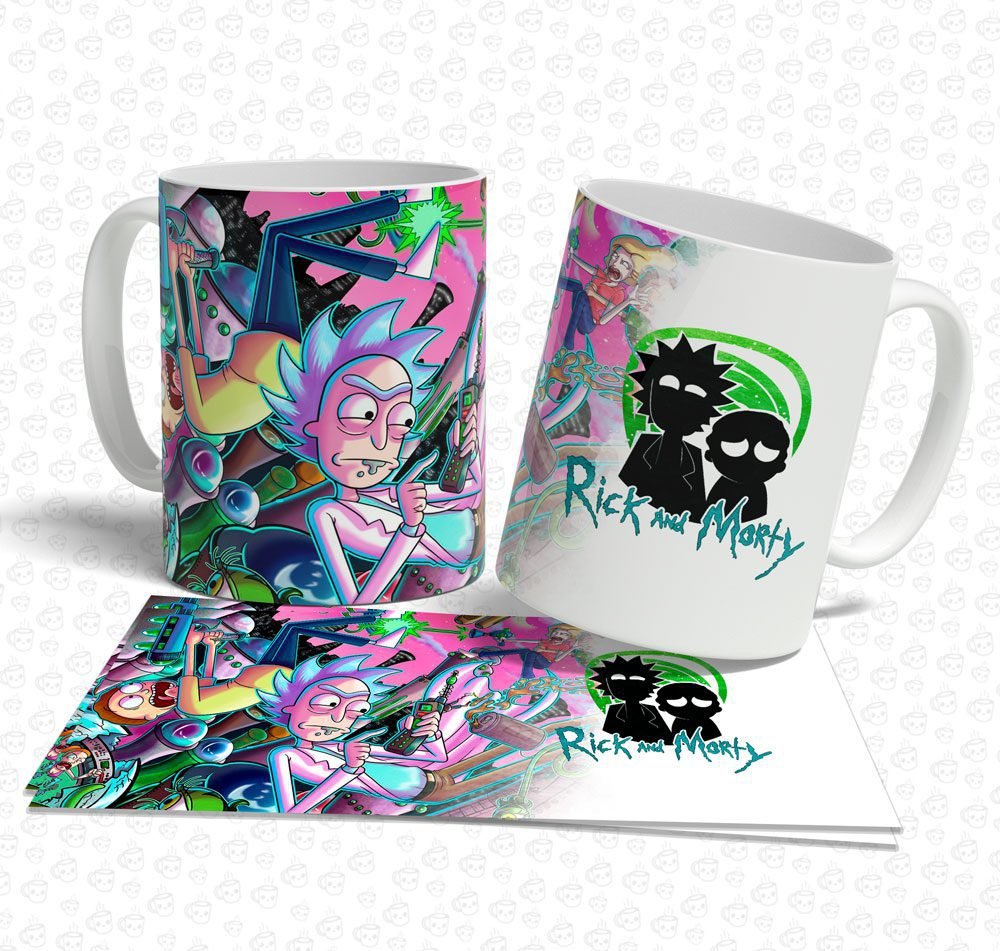 Caneca Rick and Morty